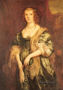 バロック Painting - アン・カーの肖像 ベッドフォード伯爵夫人 バロック宮廷画家 アンソニー・ヴァン・ダイク
